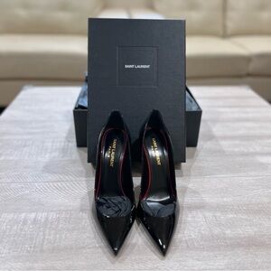 [NWT] Saint Laurent Vernice New Nero Black Heels Pumps - Size 36.5 (US 6.5)